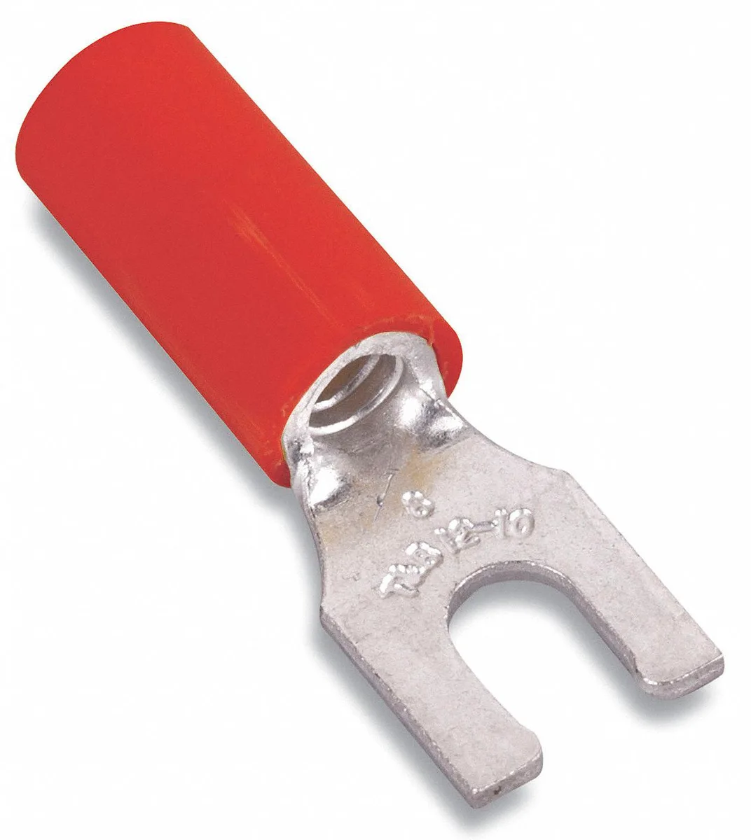 Sta-Kon Sta-Kon 18RA-8FL Fork Terminal #8 Stud 16 AWG 600 V Vinyl Insulated — product photo