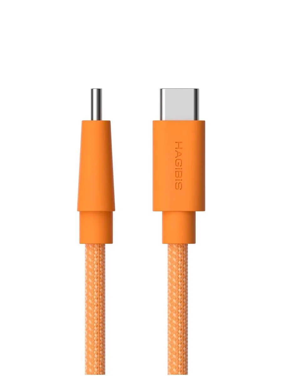 Fervit Fervit Wedge Joint USB-C Cable 240W 480Mbps Orange 3.3FT — product photo