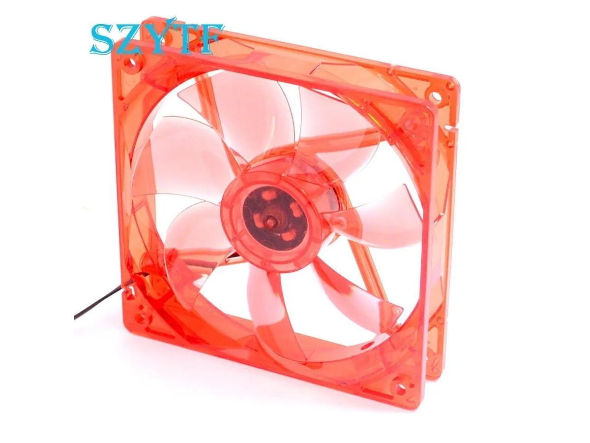 Fans Fans 12025 12V 4Pin DC Red Light 120mm 25mm case fan — product photo