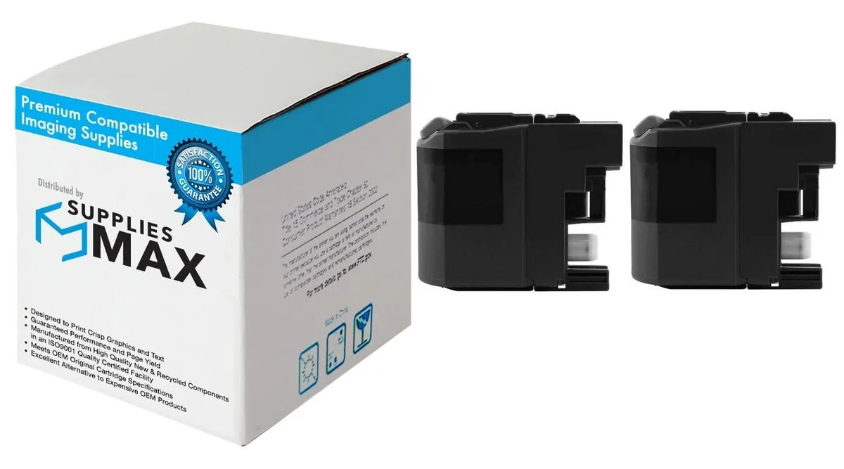 SuppliesMax SuppliesMax LC-2092PKS Black Inkjet 2 Pack 2400 Pages — product photo