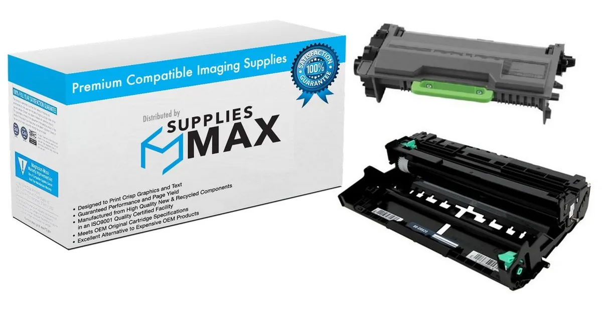SuppliesMax SuppliesMax BRTTN-880/DR-820 Drum/Toner Combo Pack 30000 Pages — product photo