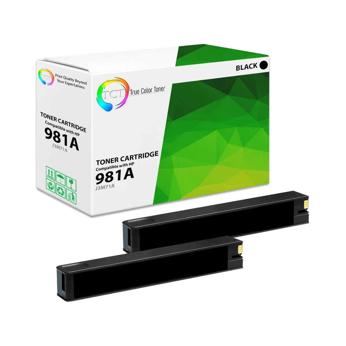 True Color Toner True Color Toner 981A Black Ink Cartridge 2 Pack — product photo
