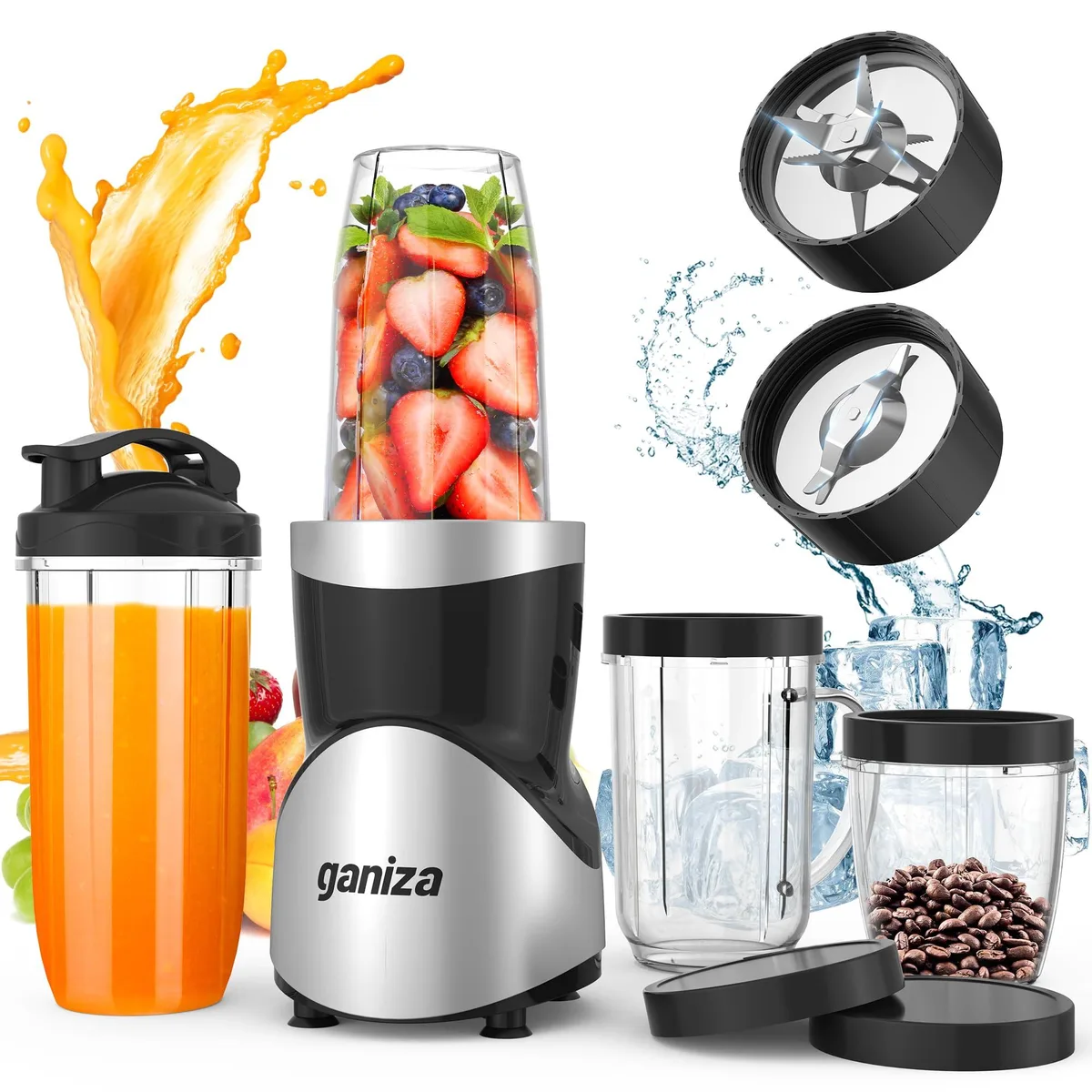 Brentwood GB10 7-Quart Food Mixer 600W 3 Speeds — product photo