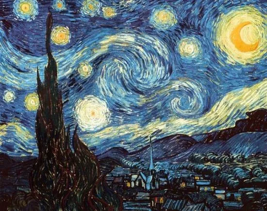 Poster print of Starry Night 36 by 24 inches