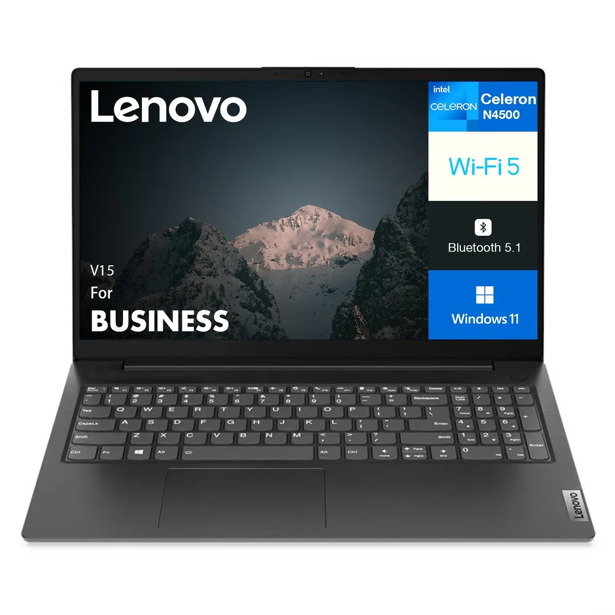 Lenovo Lenovo V15 Gen 2 laptop Celeron N4500 16GB DDR4 1TB NVMe 15.6" FHD Windows 11 Pro — product photo