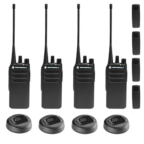 Motorola Motorola CP100D Analog UHF 16-Channel 4-Watt Two-Way Radio 4-Pack — product photo
