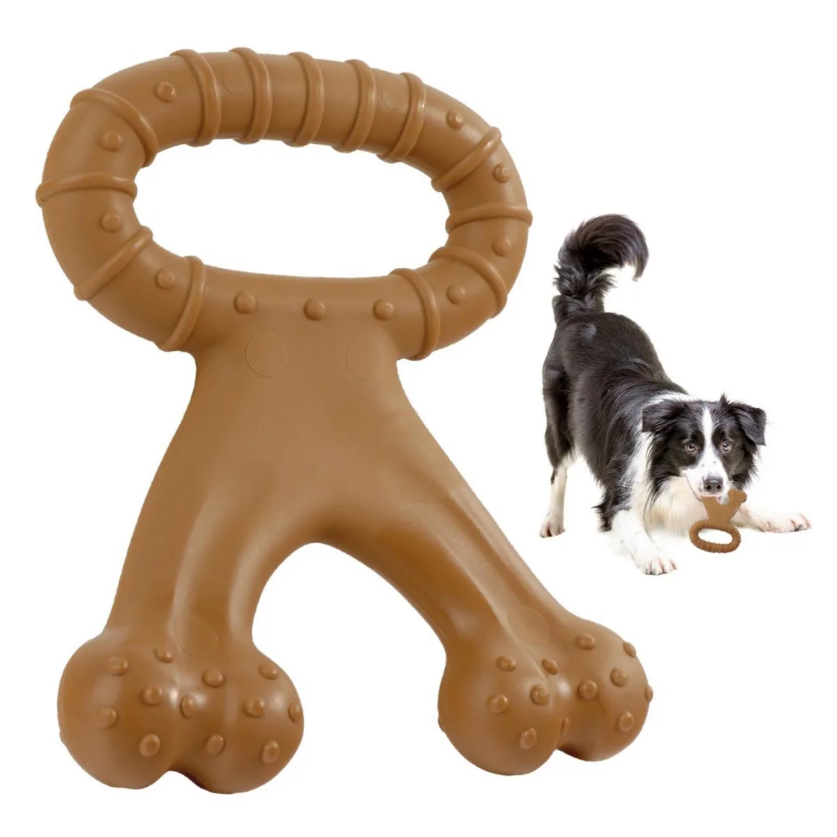 3MNSCD 3MNSCD Aggressive Chewers Dog Bone Chew Toy Beef Flavor pet - toy — product photo