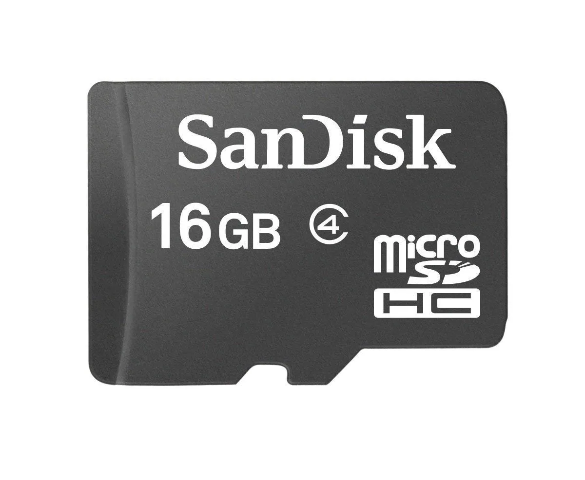 SanDisk SanDisk SDSDQM-016G CRG 16GB microSDHC Class 4 memory card — product photo