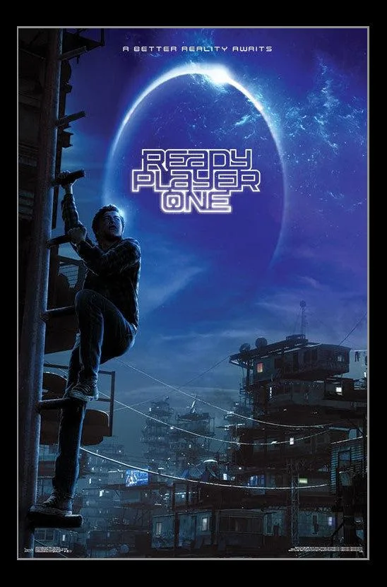 Ready Player One poster print, 22 by 34 inches, glossy paper, rolled in tube