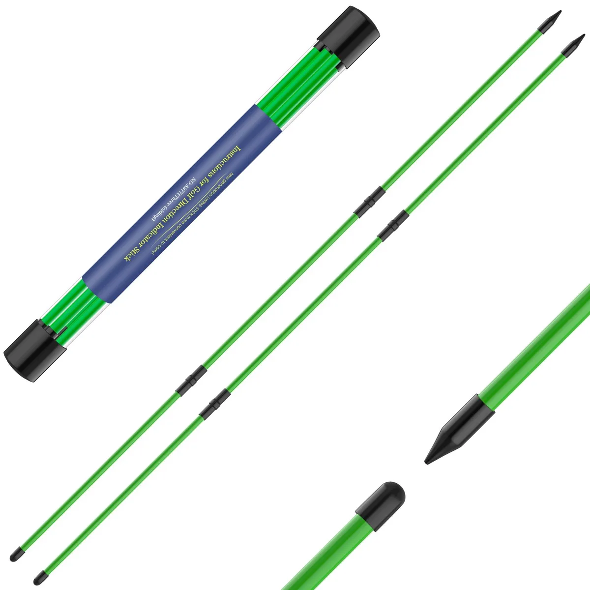 Golf Alignment Sticks 2 Pack 122 cm Green — product photo