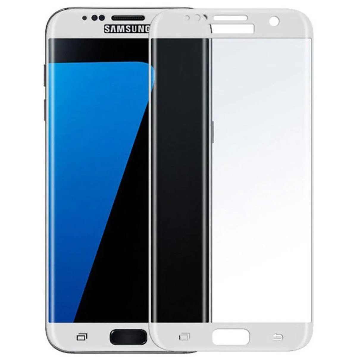 Adorama Adorama Tempered Glass Screen Protector White Rim Samsung Galaxy S7 Edge — product photo