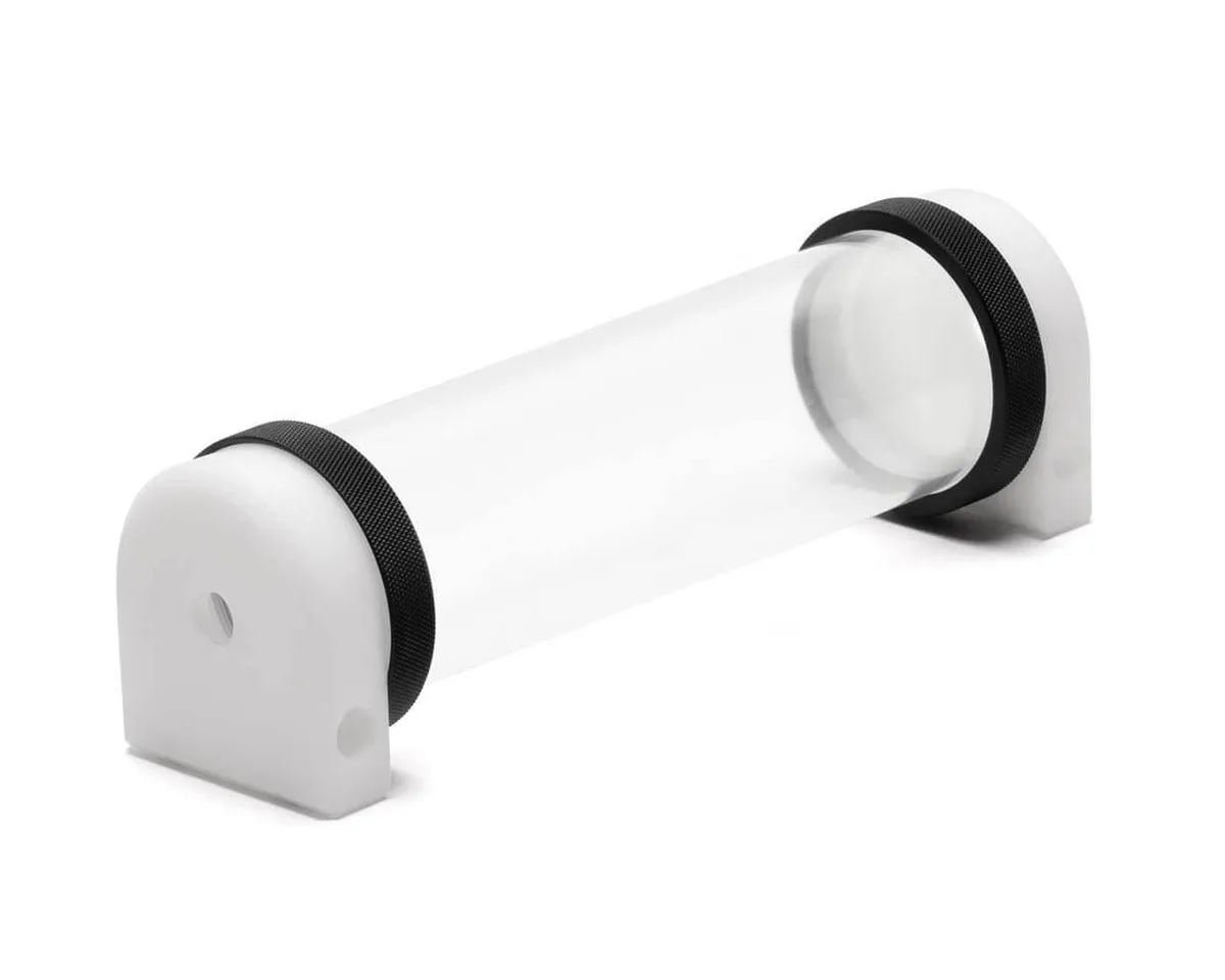 PrimoChill PrimoChill CTR Hard Mount 240mm White POM Reservoir TX Matte Black — product photo