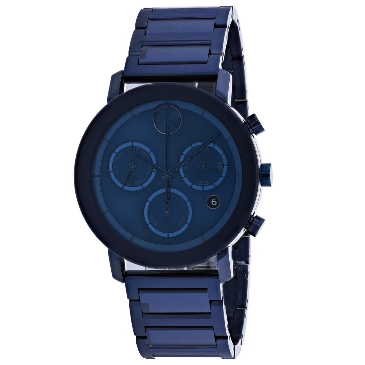 Movado Movado Bold 3600683 42mm Blue Dial Quartz Watch — product photo
