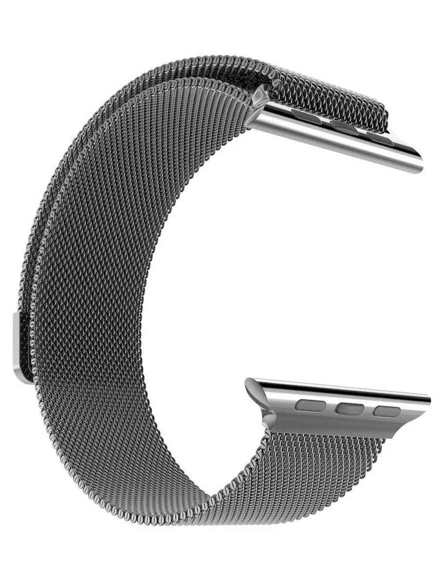 aibileec aibileec Magnetic Loop Stainless Steel Watch Band Graphite 42mm 44mm — product photo