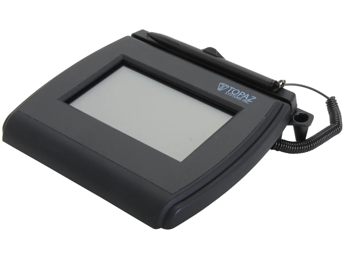 Topaz Systems, Inc Topaz Systems, Inc T-LBK750-BHSB-R signature pad 4.4x2.5 backlit — product photo