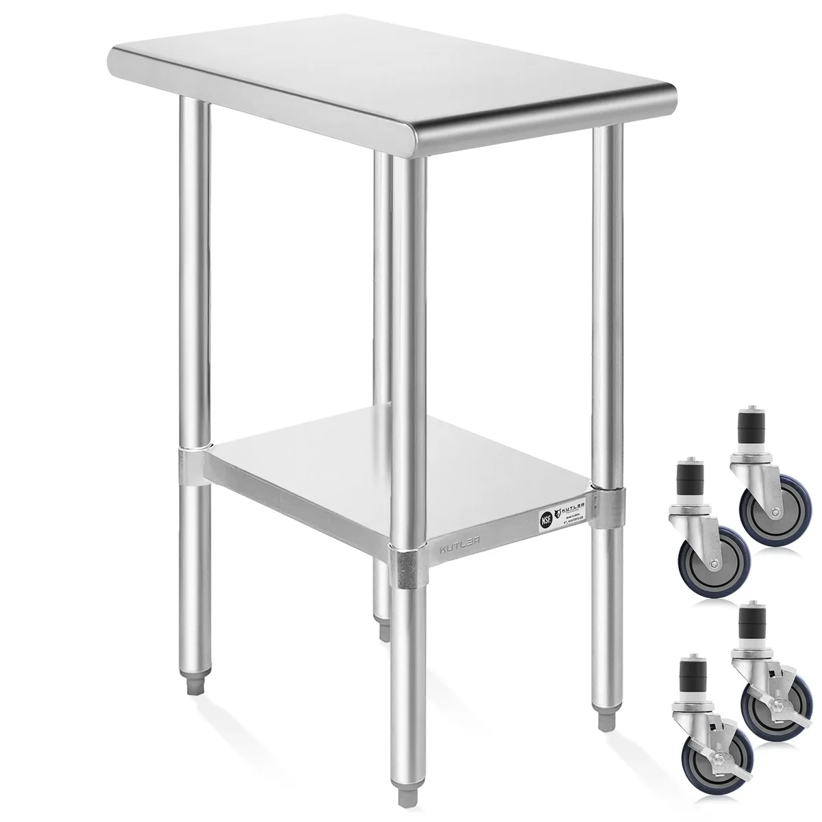 Kutler Kutler KT_09-WT3012-GB Stainless Steel Food Service Table 30" x 12 — product photo