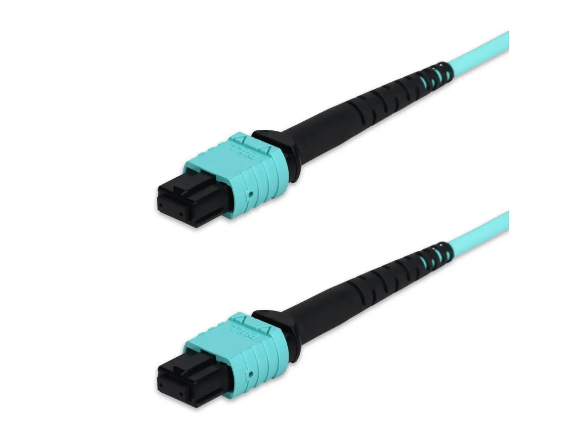 AddOn AddOn ADD-MPOMPO-10M5OM4 network ethernet cable 32.81 ft MPO Female to MPO Female OM4 12 Fiber Aqua — product photo