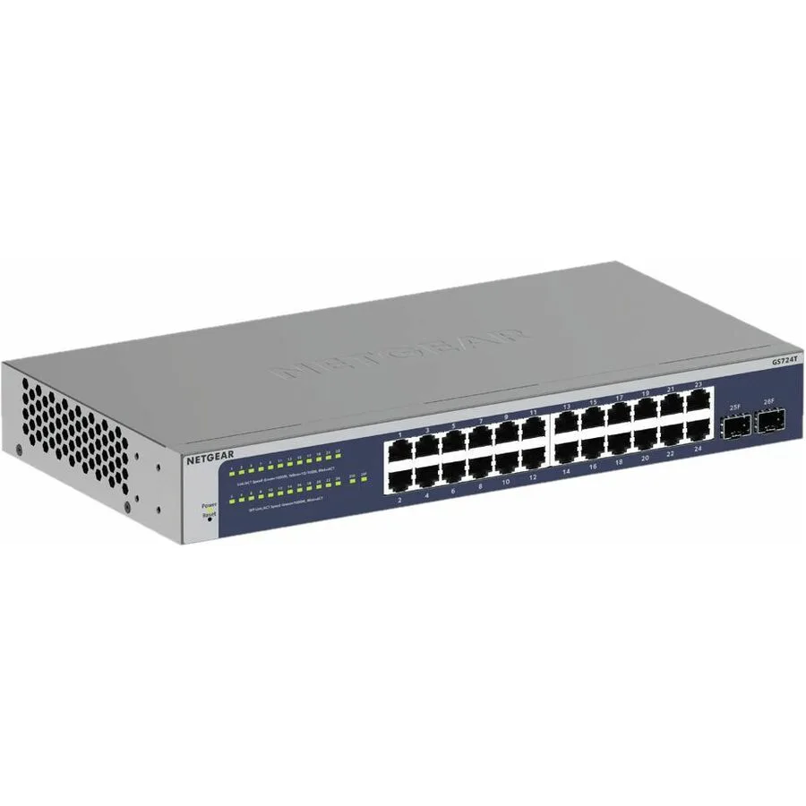 Netgear Inc. Netgear Inc. GS724T-600NAS 24-port network switch — product photo