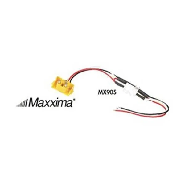 Maxxima M50905 LED load equalizer with 3-pin connector, 15in 18AWG wires in black red white