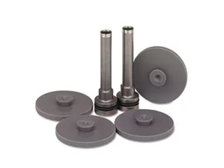 Silver metal replacement punch kit with two heads and four disks