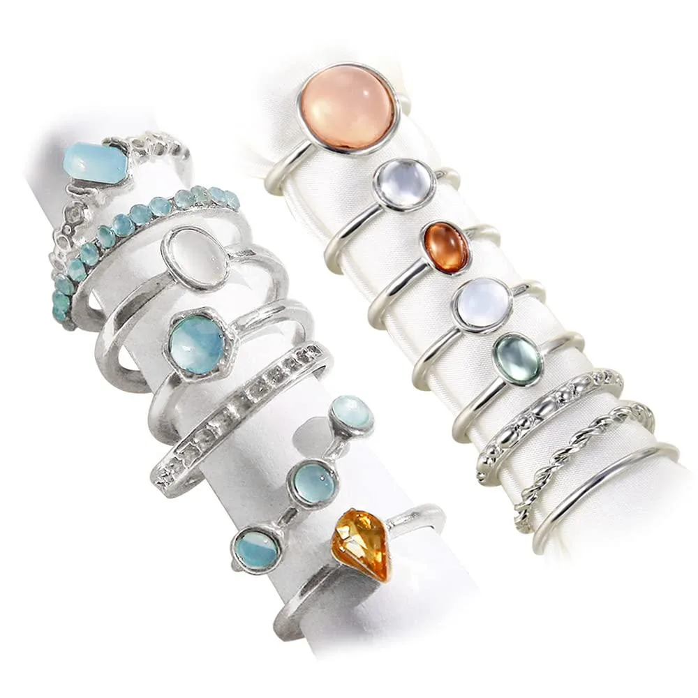  YOOESTORES82 15-piece ring set 18g — product photo