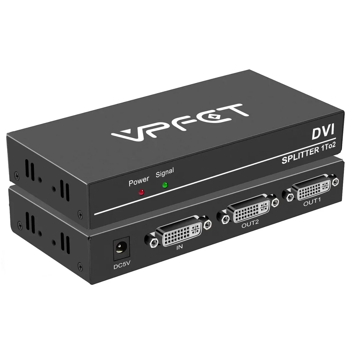 WRIARICH WRIARICH DVI Splitter 1 in 2 Out 4K2K EDID — product photo