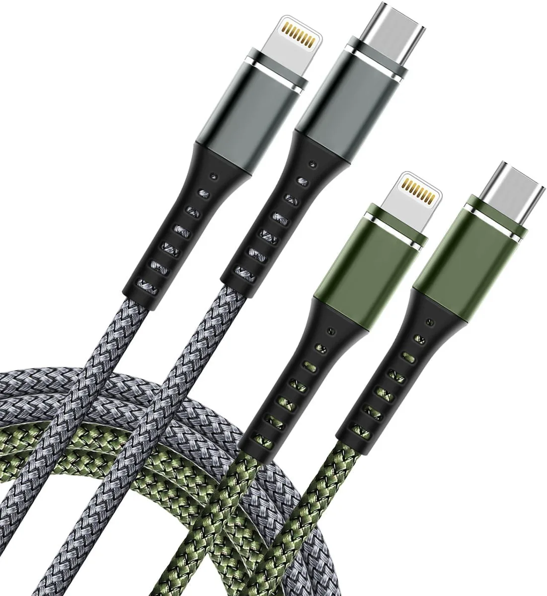 MCHOSE MCHOSE USB-C to Lightning Cable 2-Pack 6ft for iPhone 7 6s Plus SE iPad — product photo