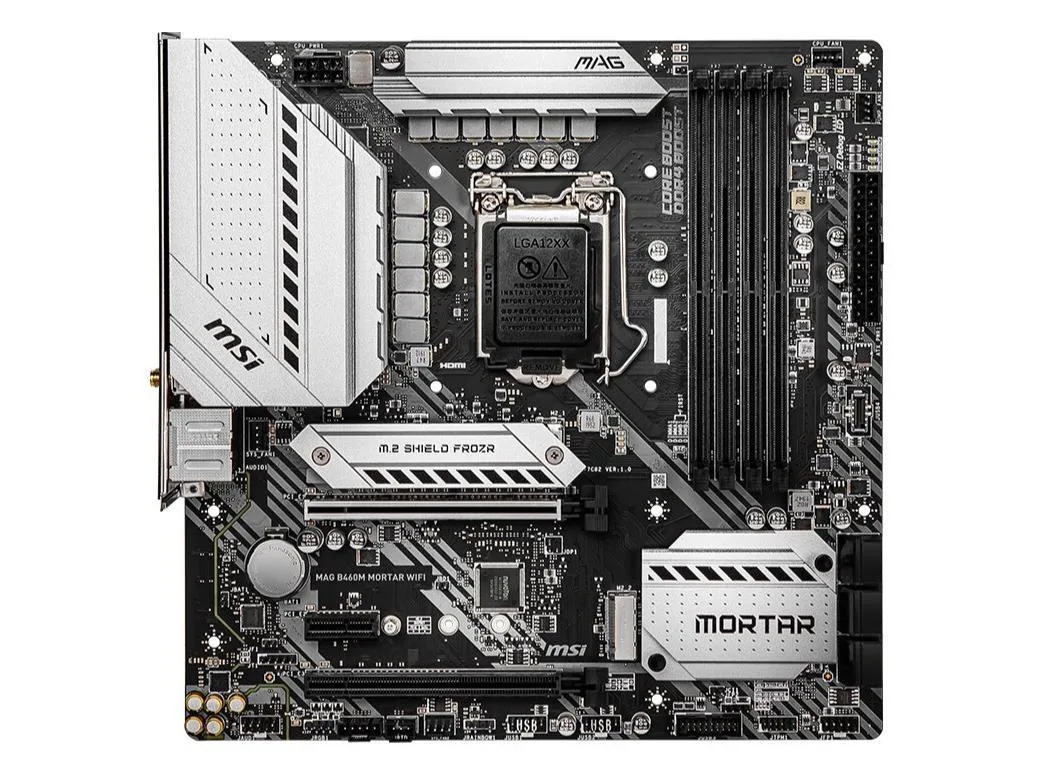 MSI MSI MAG B460M MORTAR WIFI Intel Motherboard — product photo