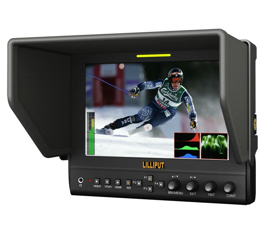 Lilliput Lilliput 663/S2 7" CCTV Monitor 1280×800 3G-SDI HDMI — product photo