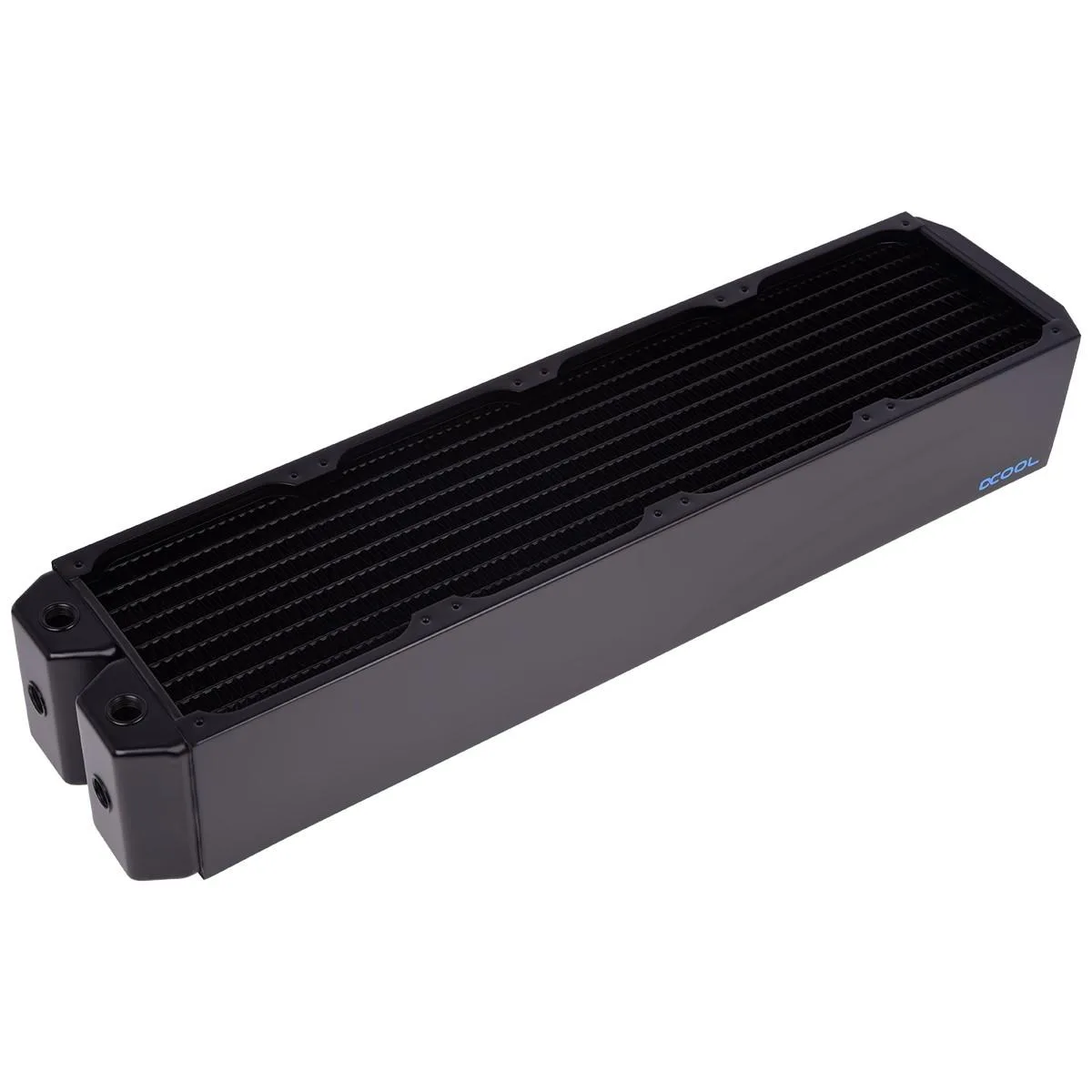 Alphacool Alphacool NexXxos Monsta Radiator 480 Quad Fan Black 80mm G1/4 — product photo