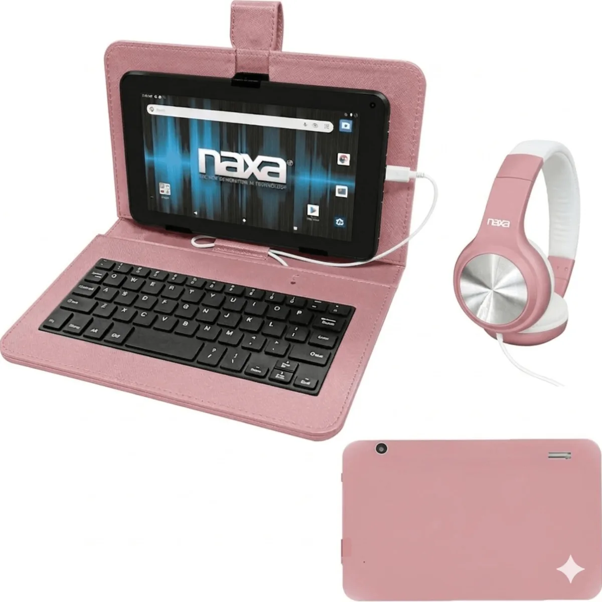 Naxa Naxa NID-7056-ROSEGOLD 7" Android 11 Tablet Kit Rose Gold — product photo