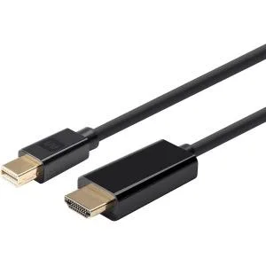 Monoprice Inc. Monoprice 115882 Mini DisplayPort 1.2a Cable 6 ft Black — product photo