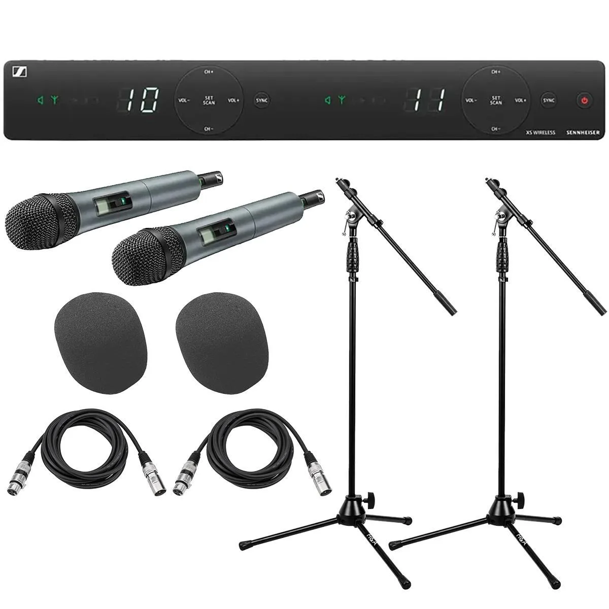 Sennheiser Sennheiser XS Wireless 1 Dual-Vocal Set 2×SKM 835-XSW-A EM-XSW 1 548–572 MHz — product photo
