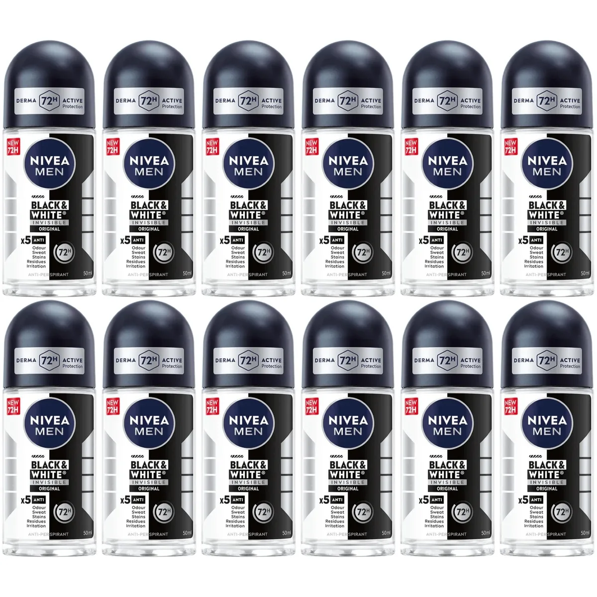 Nivea Nivea NIVE-ROL-BLWHT-5012 50 ml 12-pack skin care — product photo