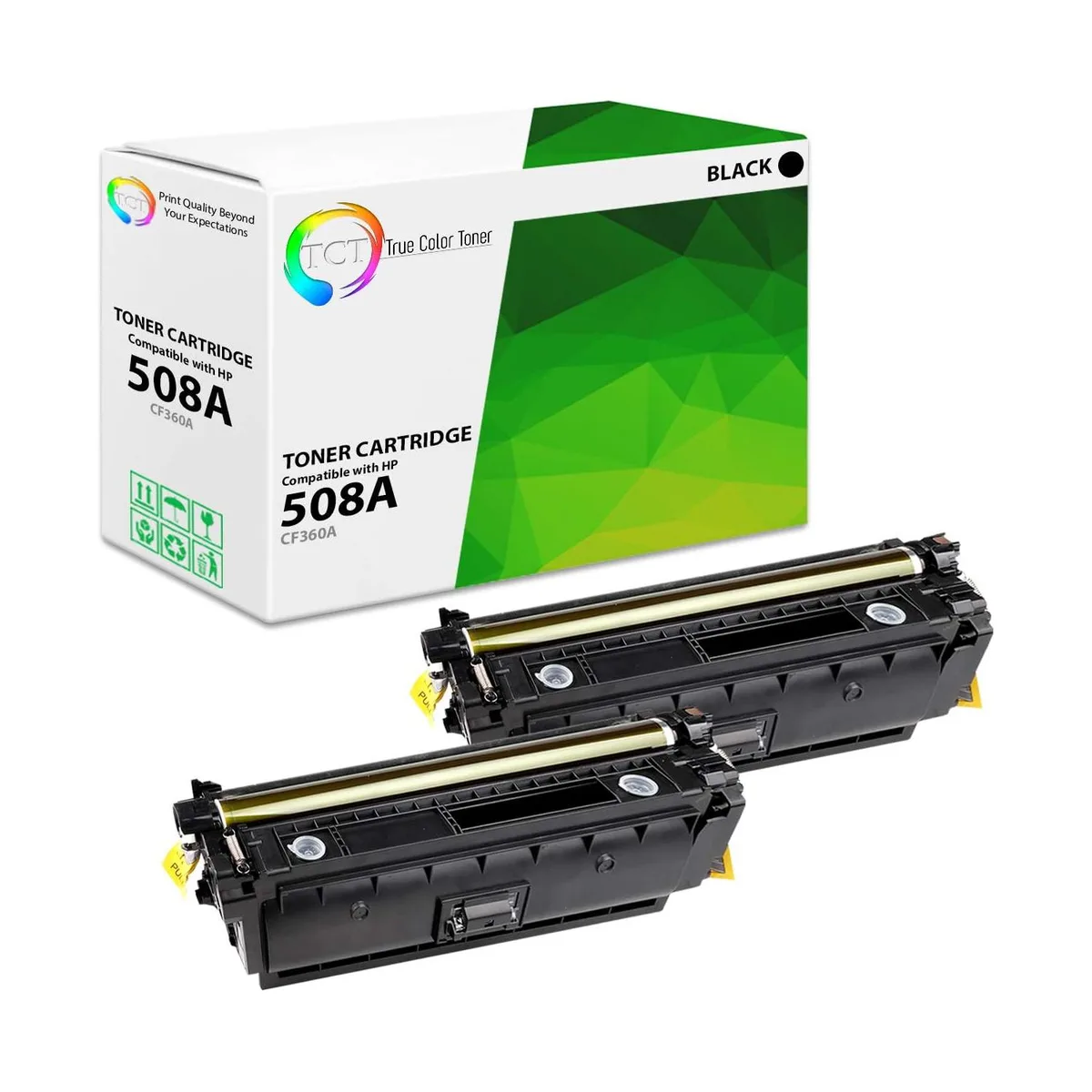 True Color Toner True Color Toner CF360A Black Toner Cartridge 2 Pack — product photo
