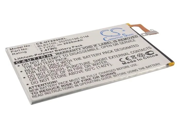 Rectangular smartphone battery with gold contacts and Cameron Sino label