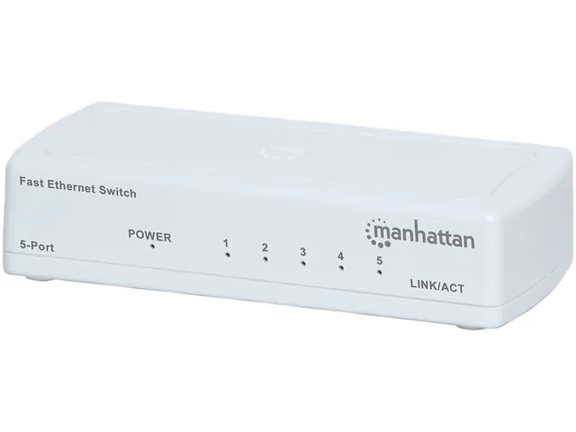 MANHATTAN MANHATTAN 560672 5-Port 10/100 Mbps Desktop Network Switch — product photo