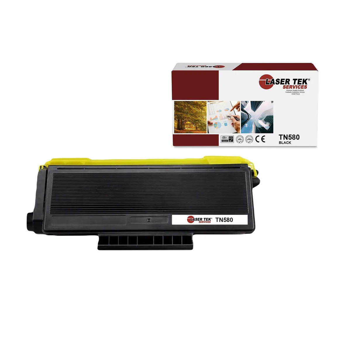 Laser Tek Services Laser Tek Services TN-580 Black Toner Cartridge 7000 pages — product photo