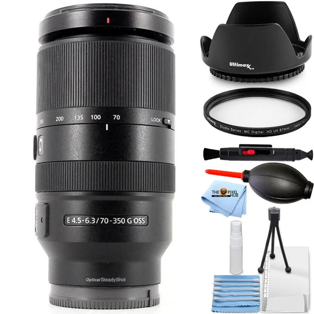 Sony Sony E 70-350mm f/4.5-6.3 G OSS Lens SEL70350G with Accessory Kit — product photo