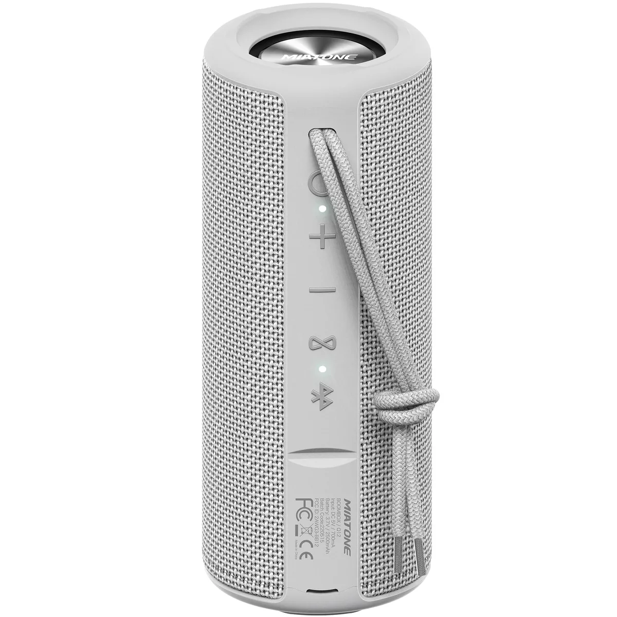  MIATONE BOOMBOX Q12 Grey Bluetooth 5.3 16W portable speaker — product photo