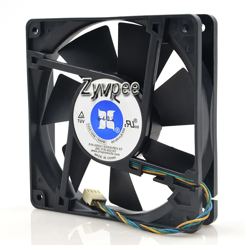 Zyvpee Zyvpee 1225-12HS HAPW 120mm 25mm 4-pin case fan — product photo