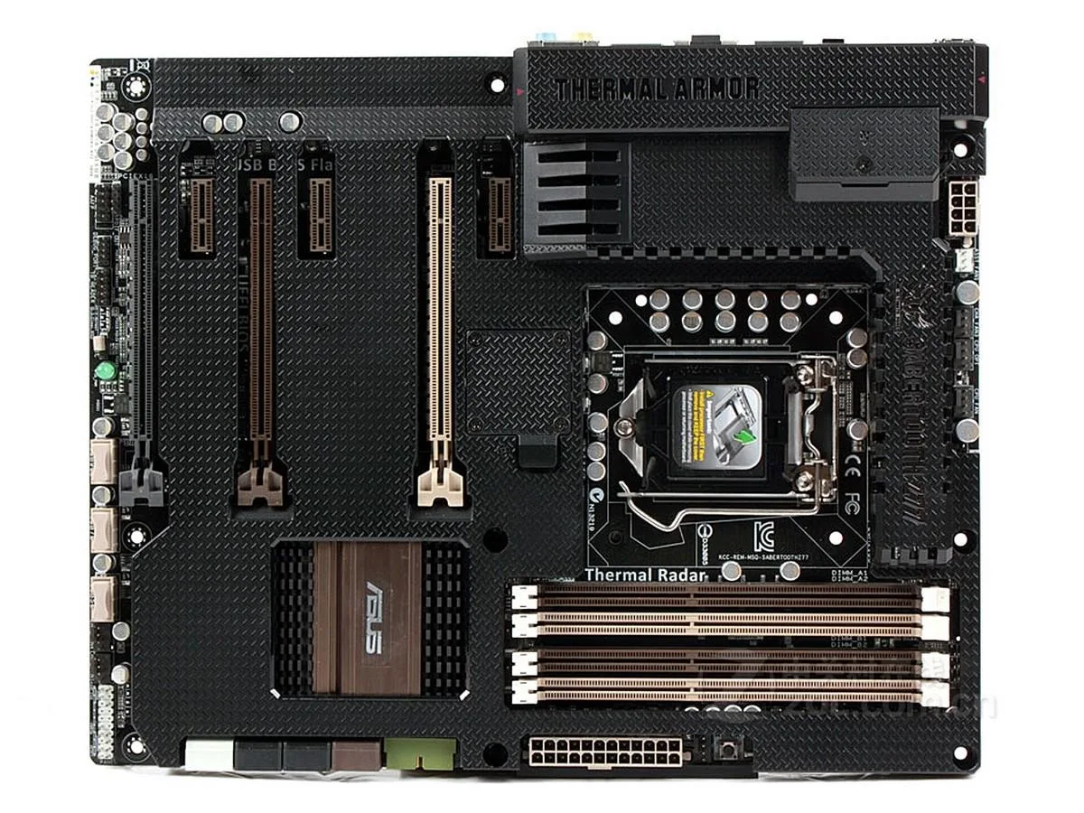 ASUS ASUS SABERTOOTH Z77 Intel motherboard LGA 1155 Z77 DDR3 32GB ATX — product photo