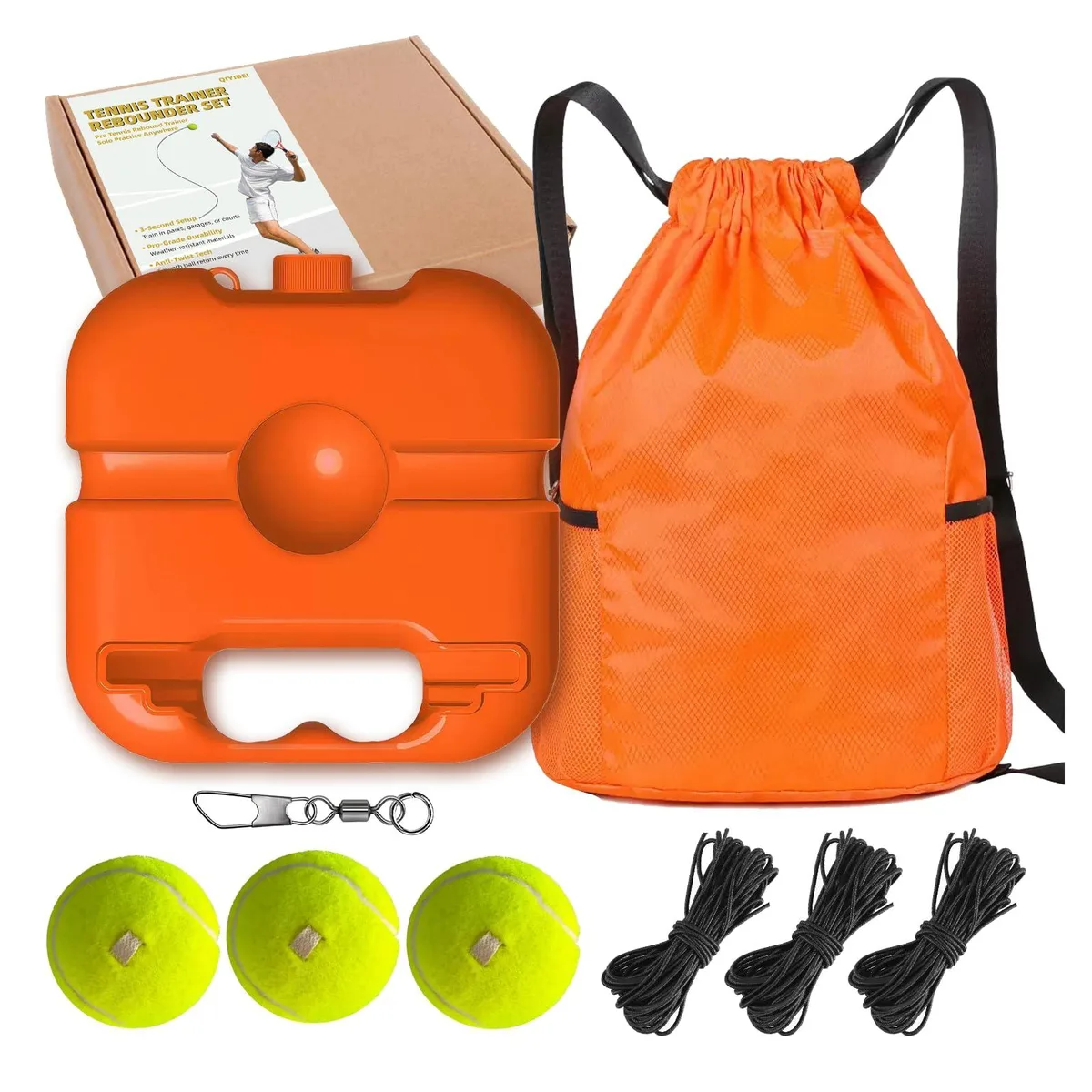  Tennis Trainer Rebounder Set Orange 2026 Upg — product photo