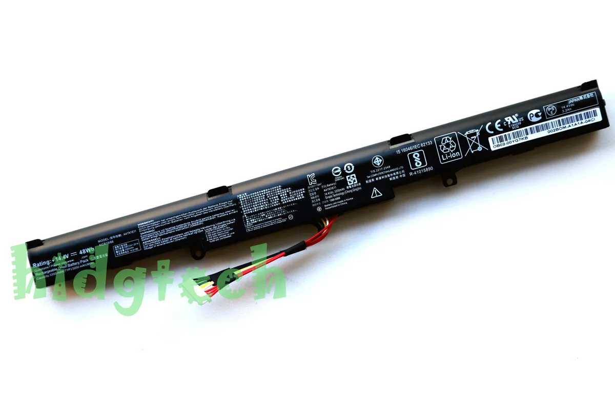 Beisite Beisite A41N1611 48Wh 14.4V laptop battery for Asus ROG GL553 GL753V FX53VD ZX53V series — product photo