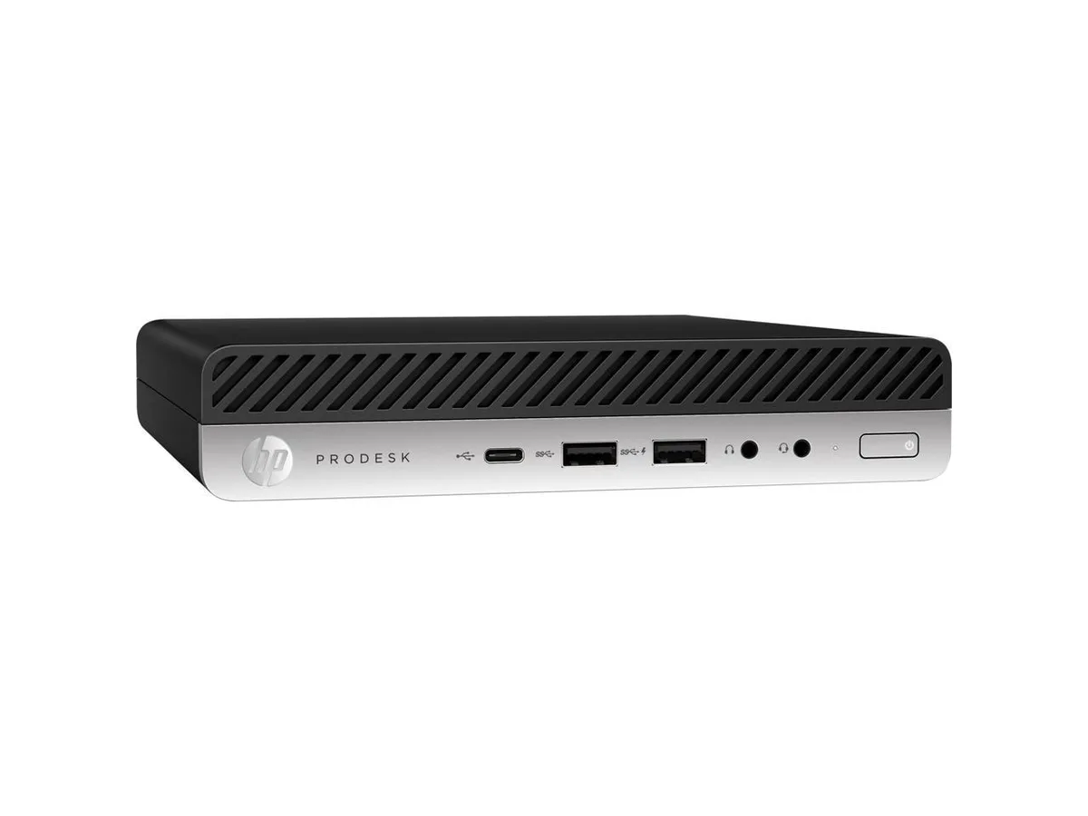 HP HP KIT-HP-74276 ProDesk 600 G4 Mini i5-8500T 16 GB 256 GB SSD Windows 10 Pro desktop PC — product photo