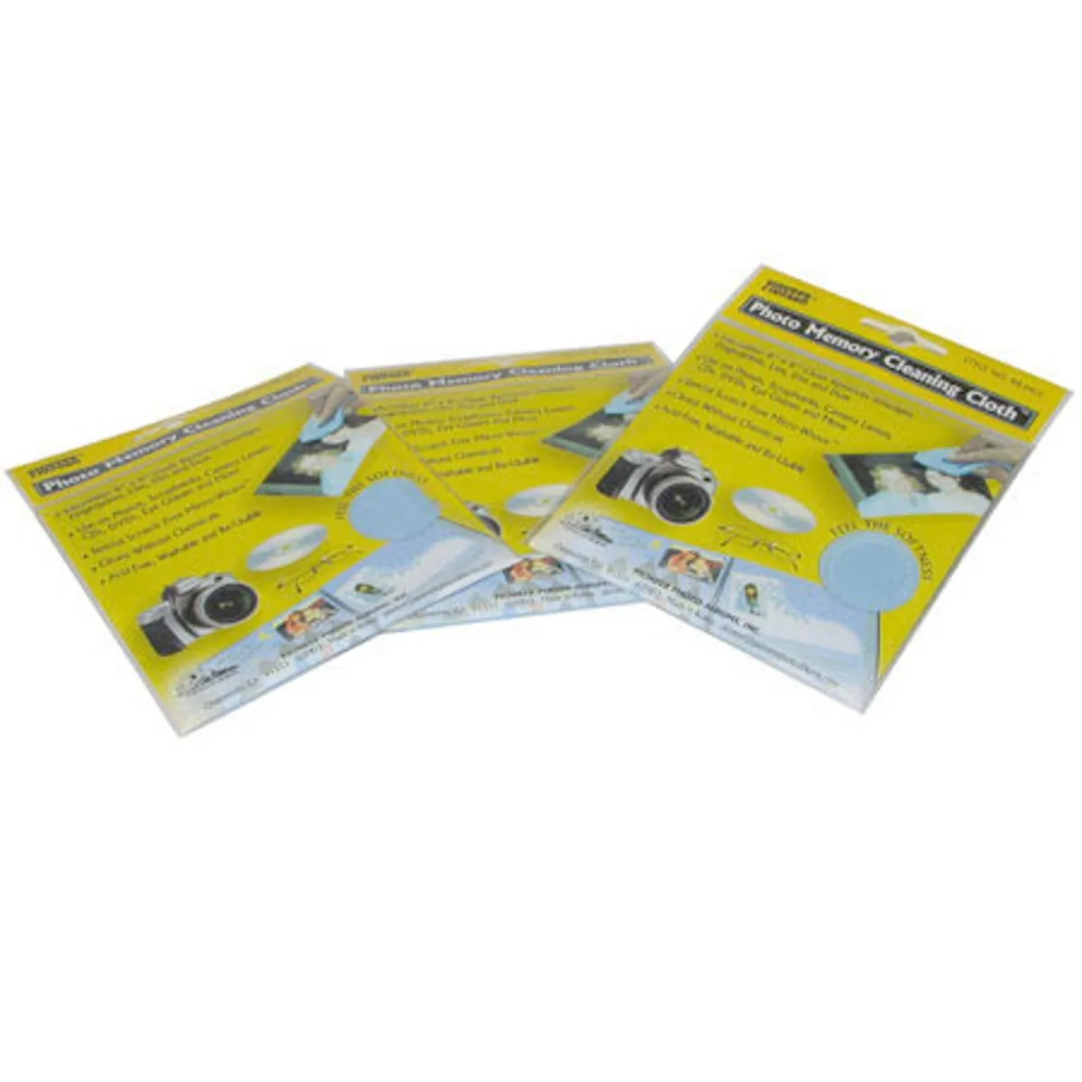 Pioneer Photo Albums Pioneer Photo Albums 8x8" Microfiber Cleaning Cloth 3 Pack camera accessory — product photo
