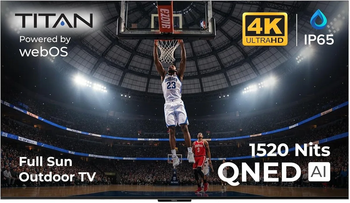 Titan Outdoor TV Titan Outdoor TV L300-QNED-075 75" 4K 120 Hz 1520 nits IP65 — product photo