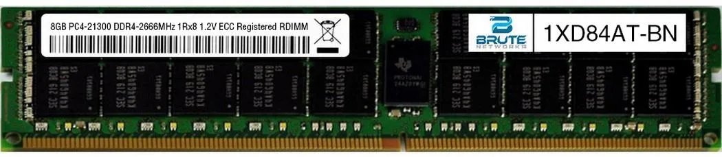 Brute Networks Brute Networks 8GB DDR4-2666 1Rx8 ECC Registered RDIMM 1.2V — product photo