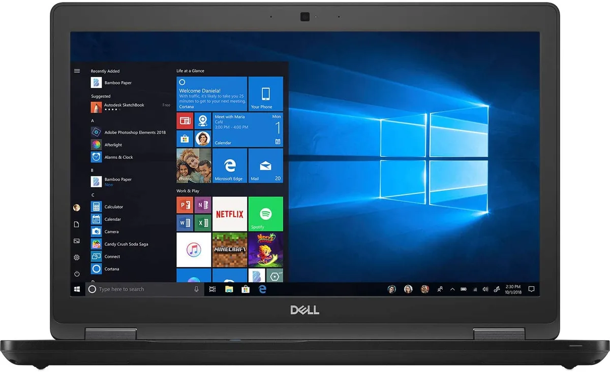 DELL DELL J5-P3530B04 Precision i7-8850H 16GB 512GB SSD Quadro P600 15.6" FHD business laptop — product photo