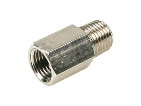 VIAIR VIAIR 92833 Check Valve .375 Female to .375 Male NPT Nickel Plated fitting — product photo